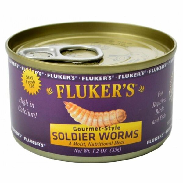 Flukers 1.2 oz Gourmet Style Soldier Worms 0.53